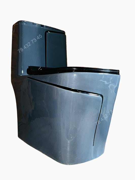 Chaise Anglaise Gris Noir