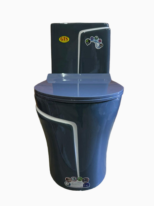 Chaise Anglaise Gris Blanc