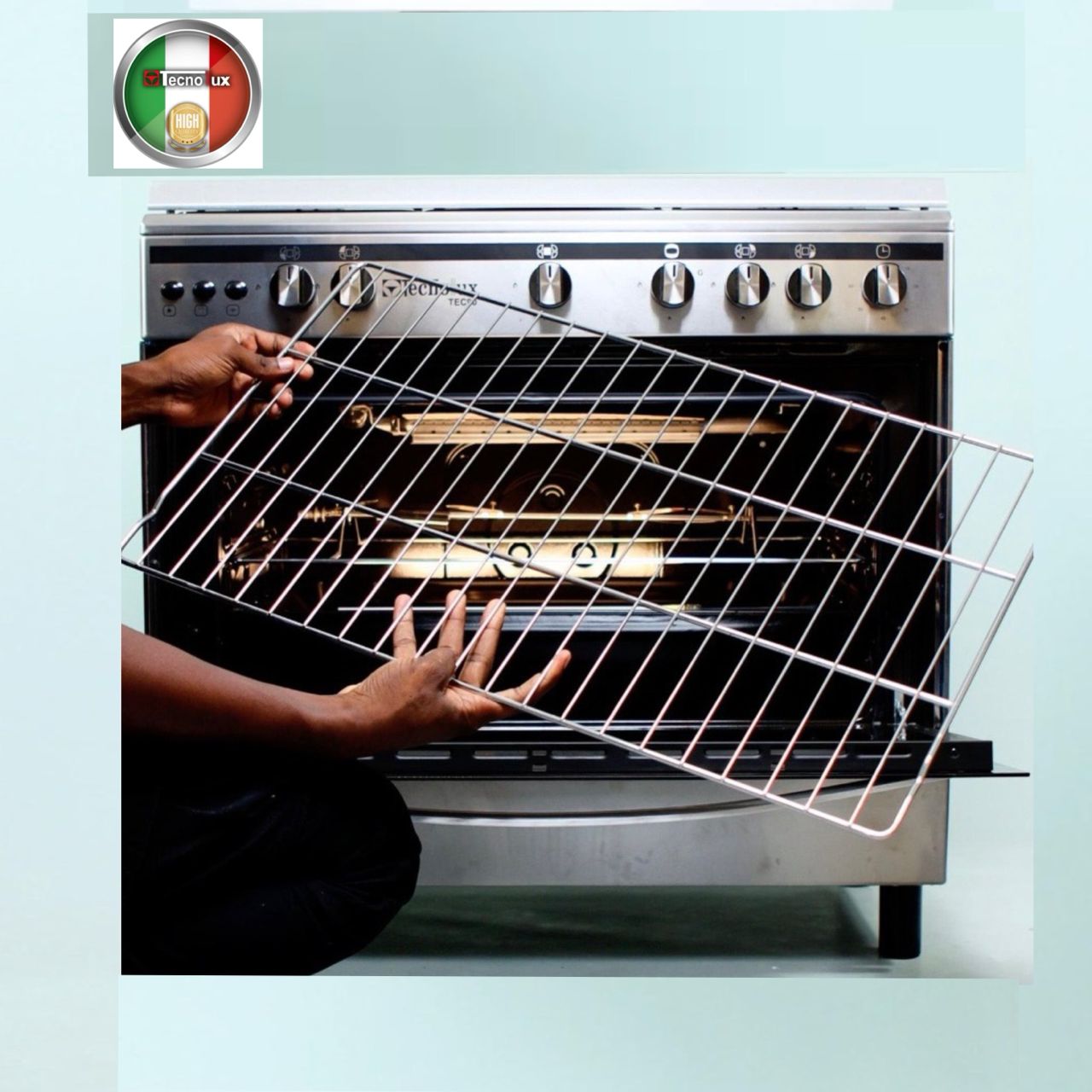 Cuisinière Technolux 5 Feux 90 x 60 Inox Cuisinière Technolux 5 Feux 90 x 60 Inox