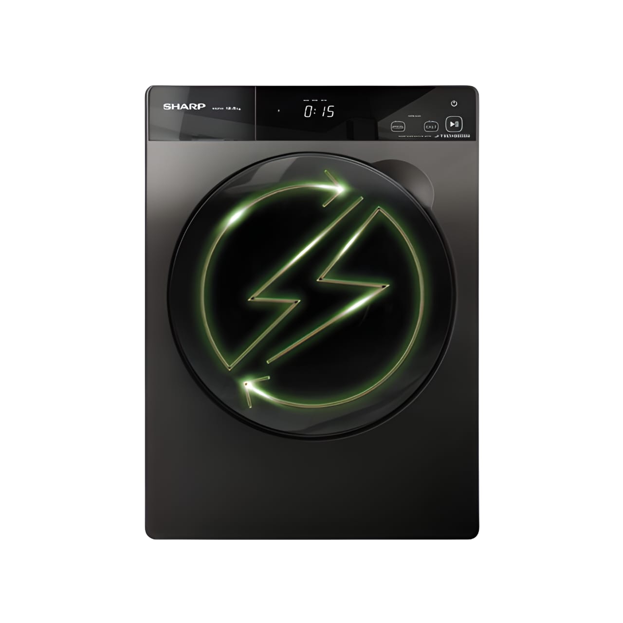 Machine A Laver Sharp 10 Kg Inverter Gris Noir Machine A Laver Sharp 10 Kg Inverter Gris Noir