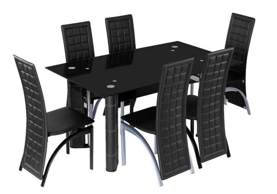 Table A Manger 6 Places Noir Table A Manger 6 Places Noir