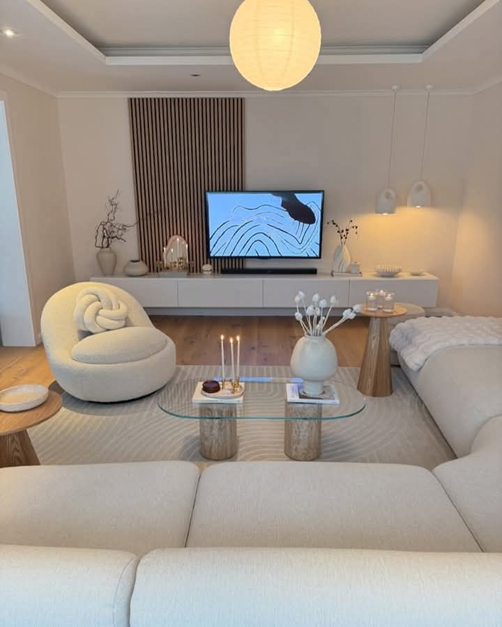 Meuble TV Blanc - 3M Meuble TV Blanc - 3M