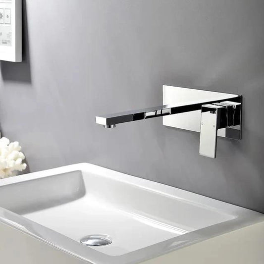 Robinet Mural Mitigueur Pour Salle De Bain - Gris