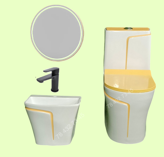 Ensemble Lavabo + Chaise Anglaise