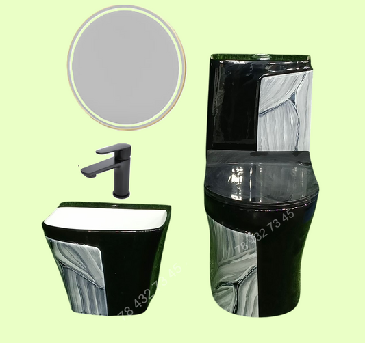 Ensemble Lavabo + Chaise Anglaise