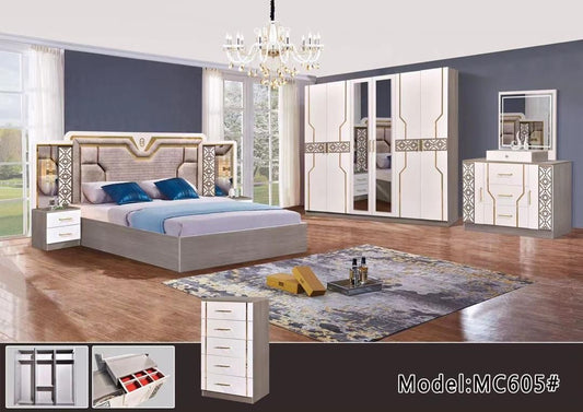 CHAMBRE A COUCHER 6BATTANTS 4PIECES