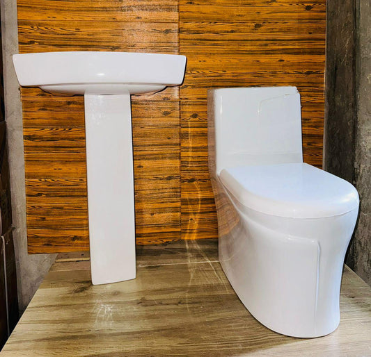 Ensemble Lavabo + Chaise Anglaise