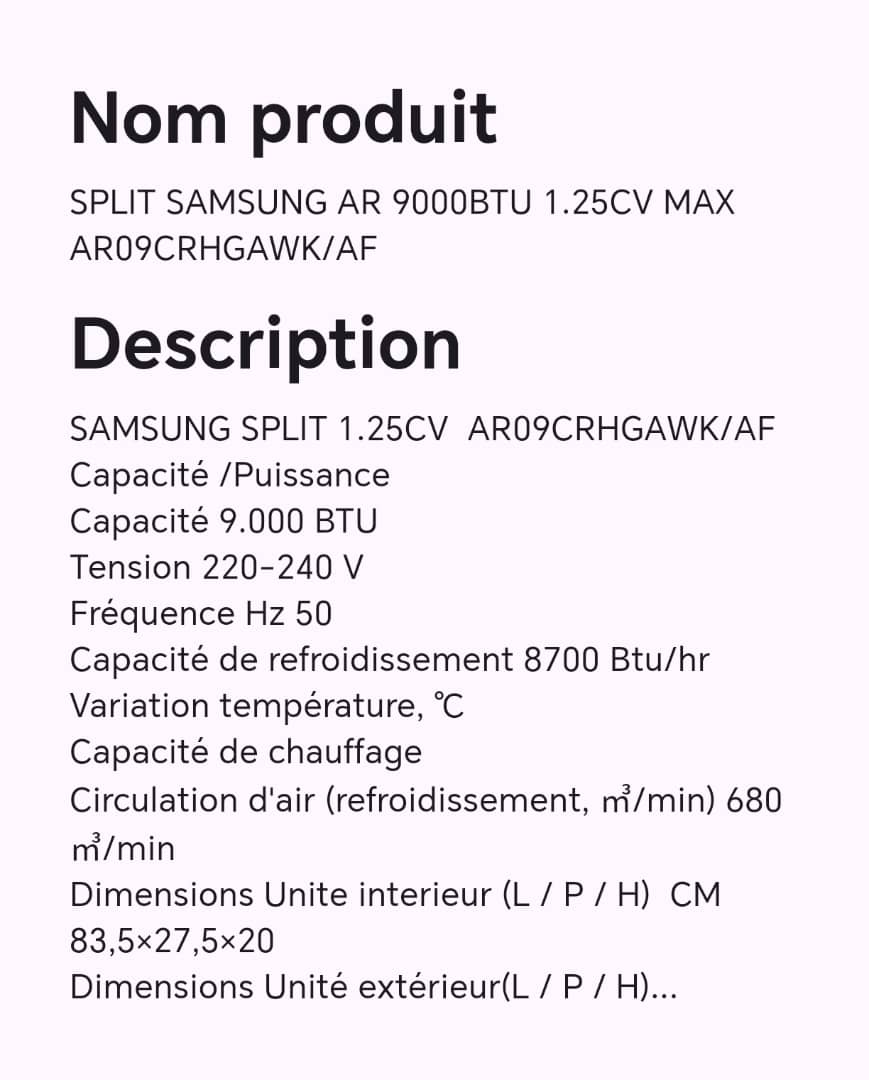 SPLIT SAMSUNG AR 9000BTU 1.25CV MAX AR09CRHGAWK/AF SPLIT SAMSUNG AR 9000BTU 1.25CV MAX AR09CRHGAWK/AF