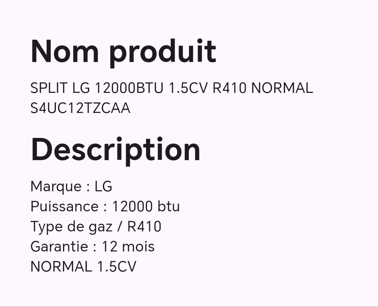 SPLIT LG 12000BTU 1.5CV R410 NORMAL S4UC12TZCAA SPLIT LG 12000BTU 1.5CV R410 NORMAL S4UC12TZCAA