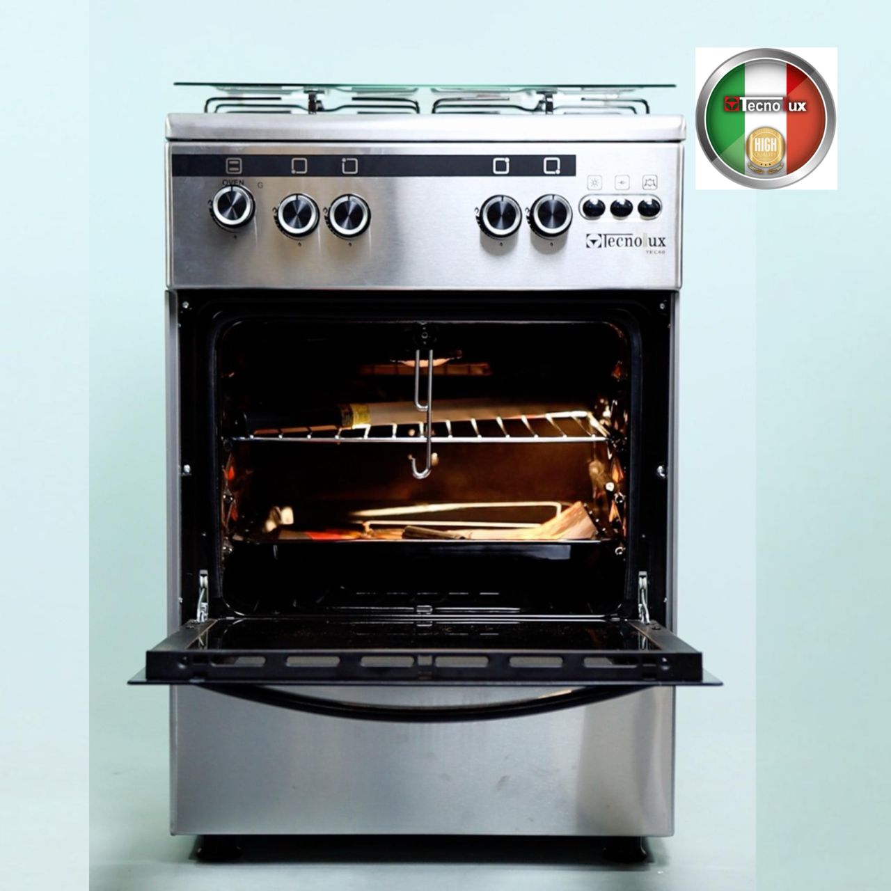 Cuisinière Technolux 4 Feux 60 x 60 Inox Cuisinière Technolux 4 Feux 60 x 60 Inox