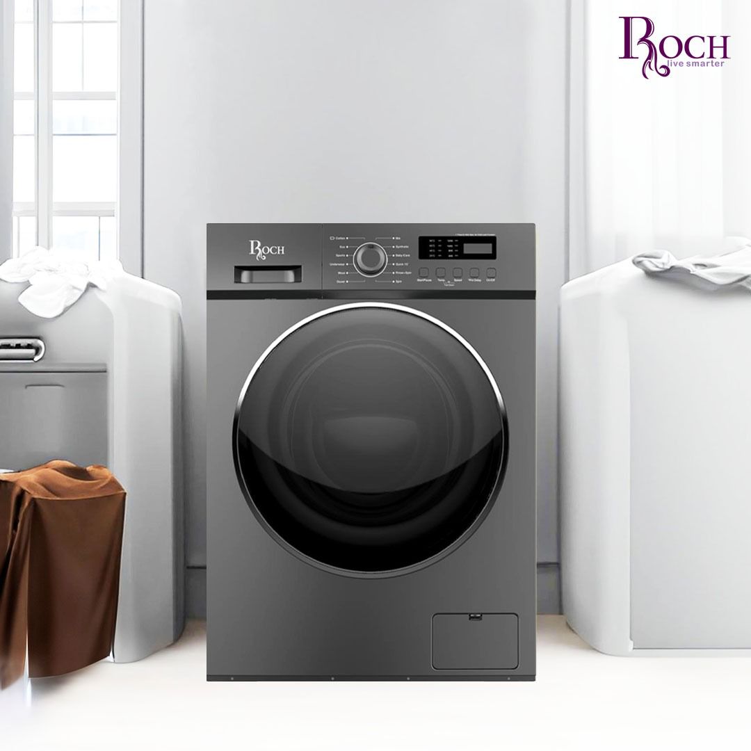 Machine A Laver Roch 10 Kg Inverter A+++ Gris Machine A Laver Roch 10 Kg Inverter A+++ Gris