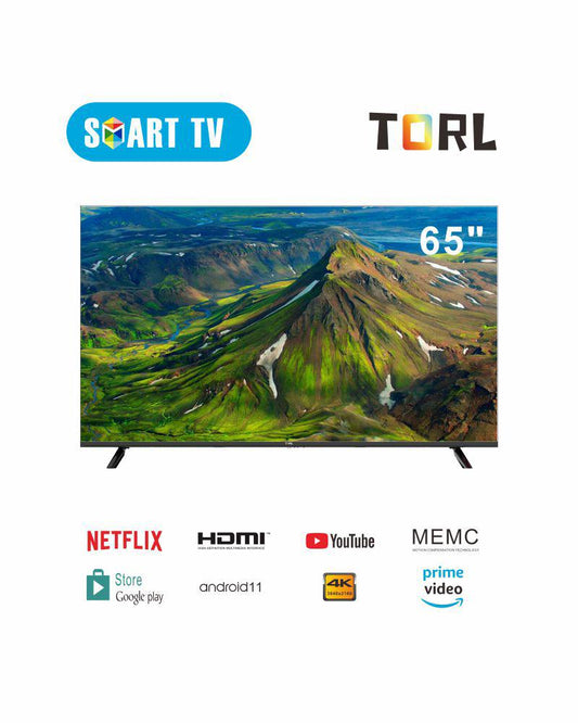 Téléviseur Torl 65" Smart Android 4k
