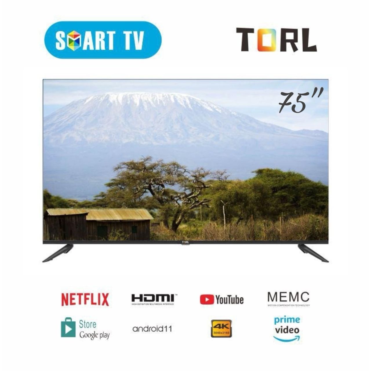 Téléviseur Torl 75" Smart Android Téléviseur Torl 75" Smart Android