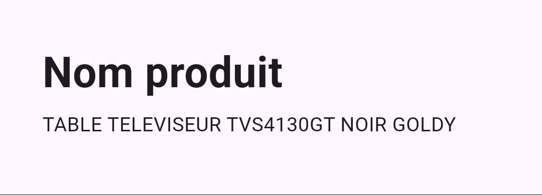 Meuble TV Noir Meuble TV Noir