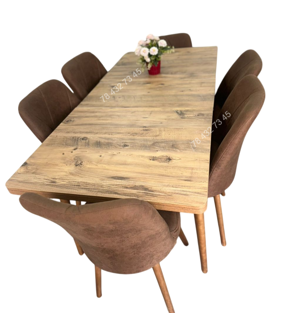 Table A Manger 6 Sieges Marron Table A Manger 6 Sieges Marron