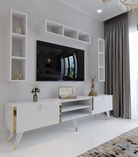 Meuble TV Blanc - 1m80