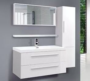 Meuble Salle de bain avec Armoire murale Lavavo de 1 mètre