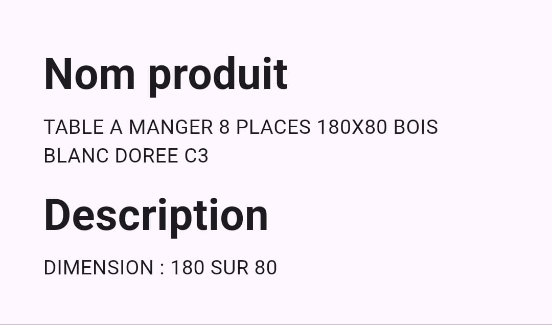 Table A Manger 8 Places Table A Manger 8 Places