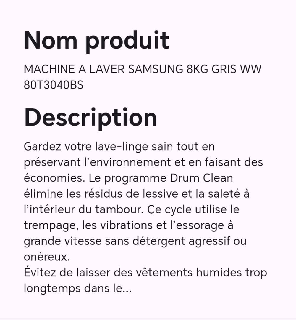 Machine A Laver Samsung 8 Kg Gris Machine A Laver Samsung 8 Kg Gris
