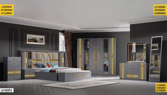 CHAMBRE A COUCHER 6BATTANTS 6PIECES 6190F