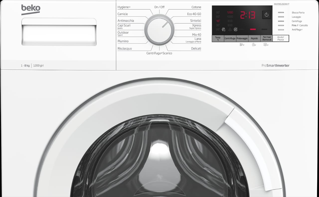 Machine à laver BEKO 8KG FRONT LOAD blanc WUXR81282WI/IT Machine à laver BEKO 8KG FRONT LOAD blanc WUXR81282WI/IT