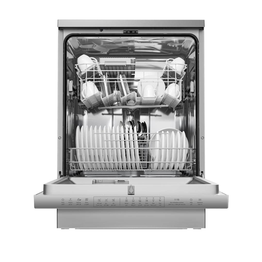 LAVE VAISSELLE HAIER 15 COUVERTS GRIS CLAIR HBWE15366SS1QA LAVE VAISSELLE HAIER 15 COUVERTS GRIS CLAIR HBWE15366SS1QA