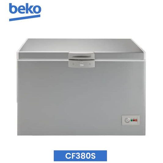 CONGELATEUR BEKO HORIZONTAL 550LITRES AVEC VITRE GRIS CF380S