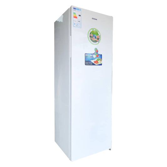 CONGELATEUR OCEAN VERTICAL 377LITRES 7TIROIRS PLAQUE ALUMINIUM BLANC CVKT377TA+
