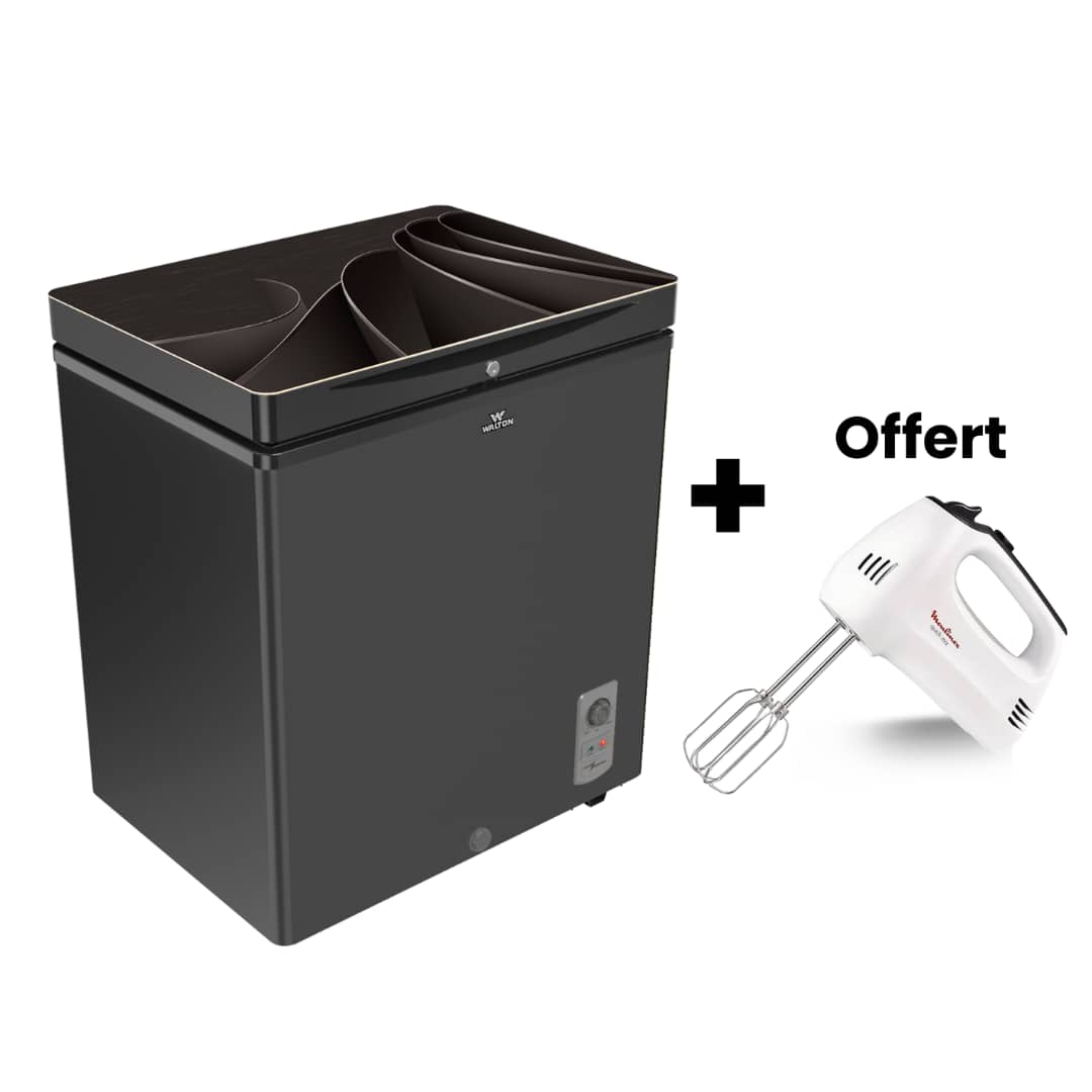 CONGELATEUR WALTON COFFRE 145LITRES BLEU WCF1D5DELXX + BATTEUSE OFFERT CONGELATEUR WALTON COFFRE 145LITRES BLEU WCF1D5DELXX + BATTEUSE OFFERT