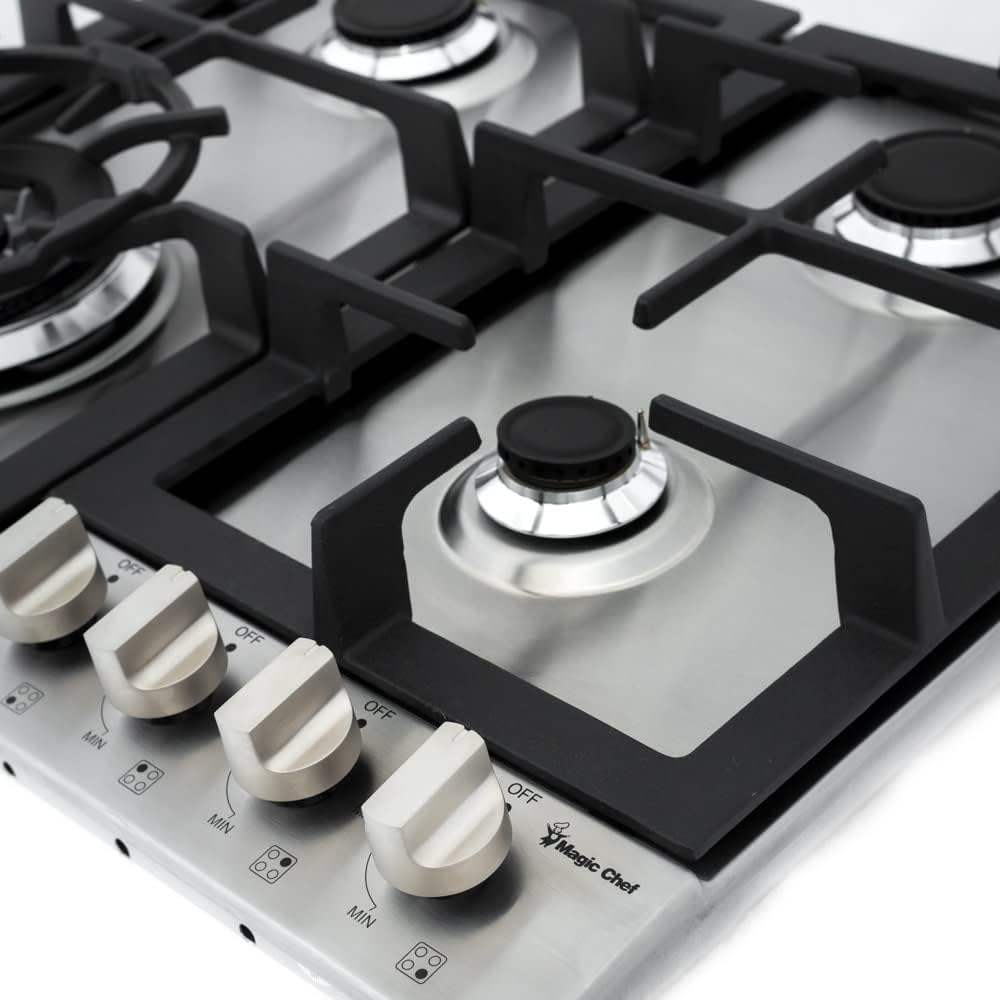 PLAQUE ENCASTRABLE MAGIC CHEF 4FEUX 60X60 A GAZ INOX MCSCTG24S PLAQUE ENCASTRABLE MAGIC CHEF 4FEUX 60X60 A GAZ INOX MCSCTG24S