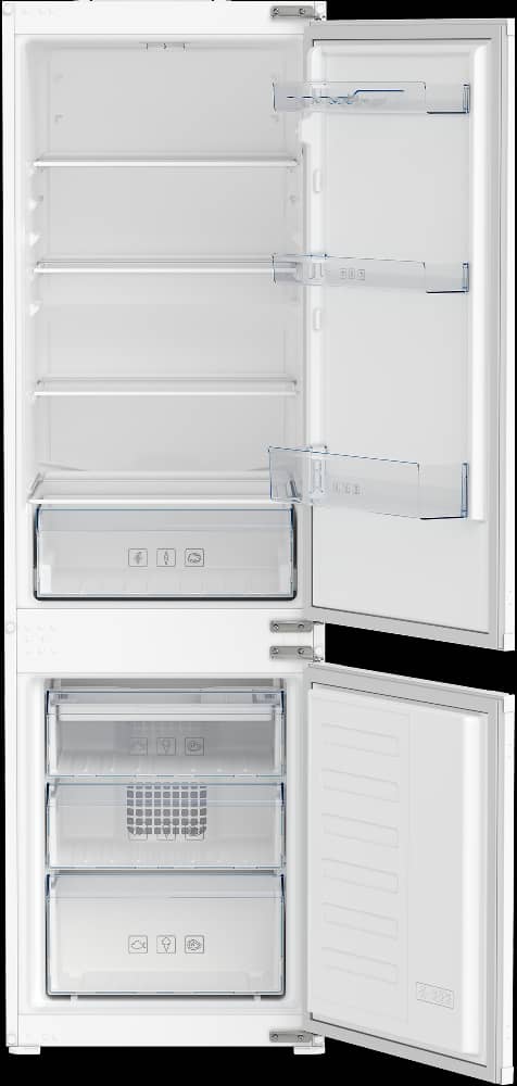 Réfrigérateur BEKO encastrable combine 3tiroirs 285litres blanc BCSA285K4SN Réfrigérateur BEKO encastrable combine 3tiroirs 285litres blanc BCSA285K4SN