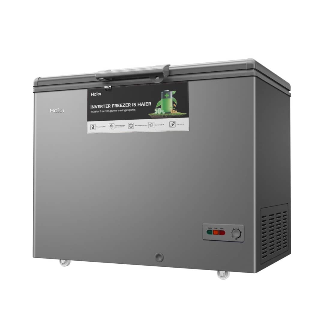 CONGELATEUR HAIER HORIZONTAL 450LITRES INVERTER GRIS 368VS CONGELATEUR HAIER HORIZONTAL 450LITRES INVERTER GRIS 368VS