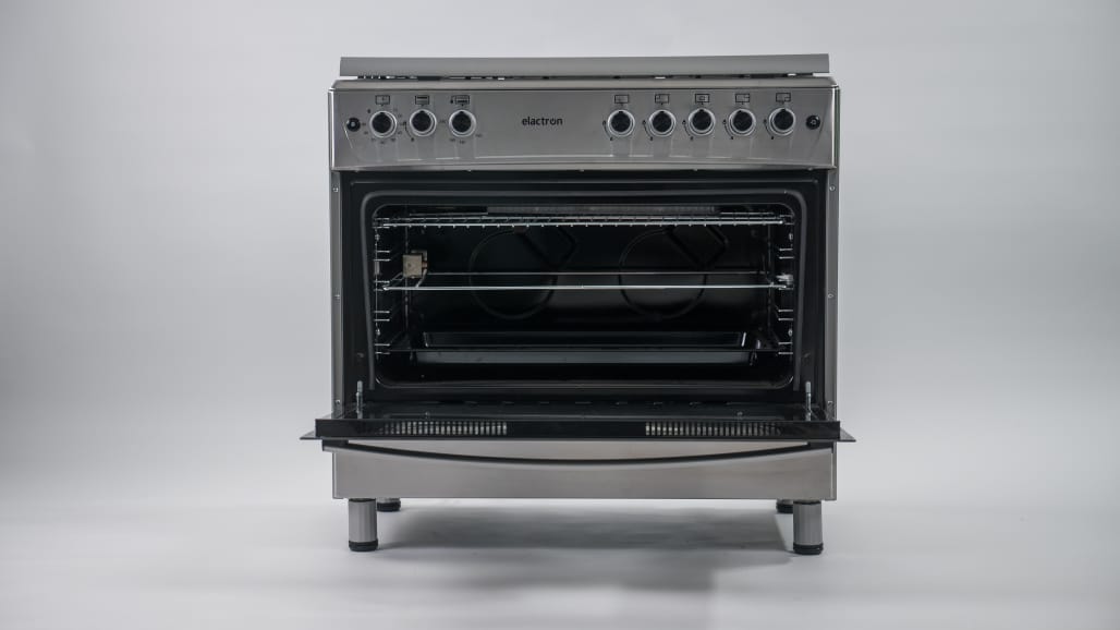 CUISINIERE ELACTRON 5FEUX 90X60 INOX EL6090 CUISINIERE ELACTRON 5FEUX 90X60 INOX EL6090