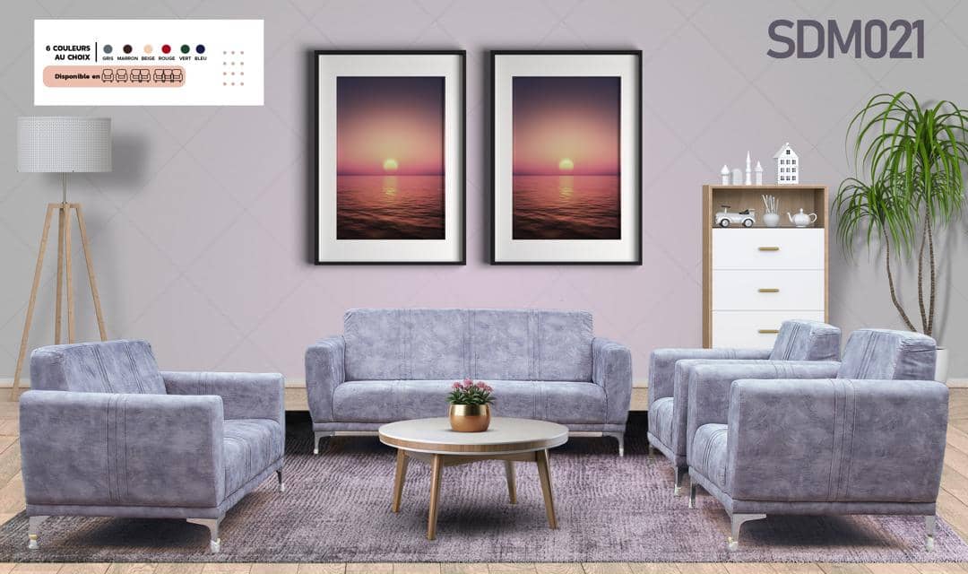 SALON EDEN 7PLACES TISSU&SIMILICUIR COULEUR AU CHOIX SDM021 SALON EDEN 7PLACES TISSU&SIMILICUIR COULEUR AU CHOIX SDM021