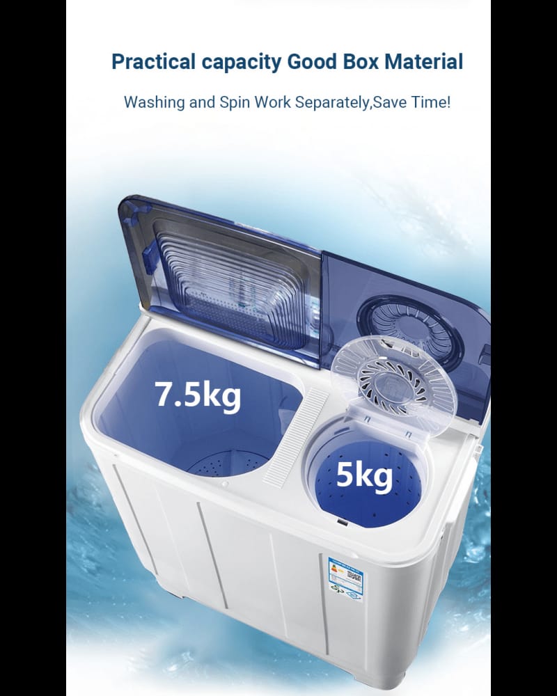 MACHINE A LAVER HISENSE 7KG SEMI AUTOMATIQUE TWINTUB WSQB753W MACHINE A LAVER HISENSE 7KG SEMI AUTOMATIQUE TWINTUB WSQB753W
