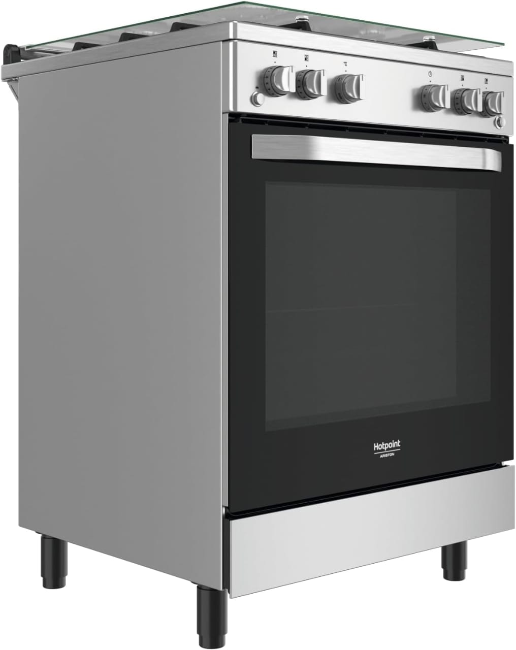 CUISINIERE HOTPOINT 4FEUX A GAZ 60X60 FOUR A GAZ GRIS HS67G2PMX/IT/1 CUISINIERE HOTPOINT 4FEUX A GAZ 60X60 FOUR A GAZ GRIS HS67G2PMX/IT/1