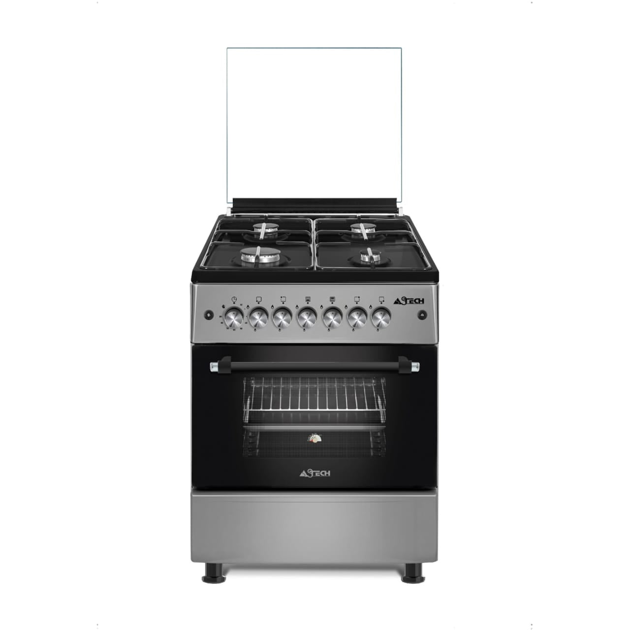 CUISINIERE ASTECH 4 FEUX 60X60 A GAZ AVEC FOUR A GAZ INOX CK62MSFRM CUISINIERE ASTECH 4 FEUX 60X60 A GAZ AVEC FOUR A GAZ INOX CK62MSFRM