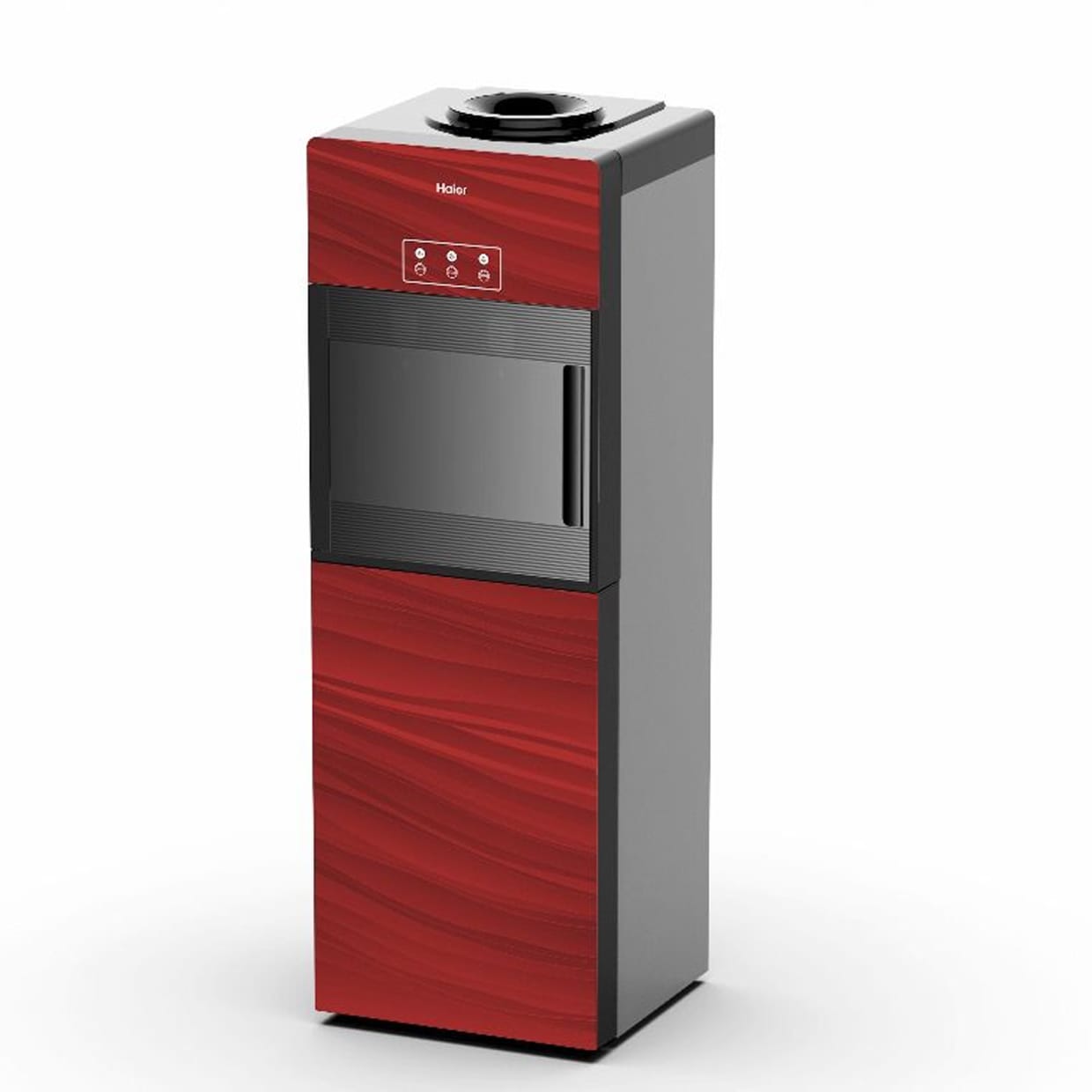 FONTAINE HAIER AVEC FRIGO ROUGE HWDC2461R FONTAINE HAIER AVEC FRIGO ROUGE HWDC2461R