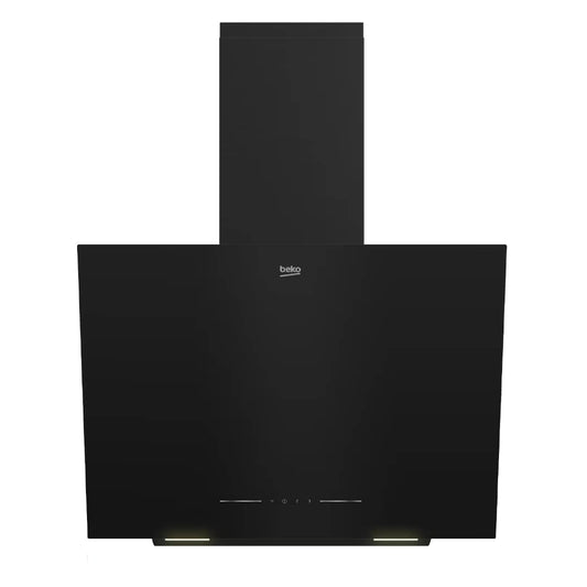 Hotte de cuisine BEKO 60X60 décorative inclinée noir BHCA62442BBH