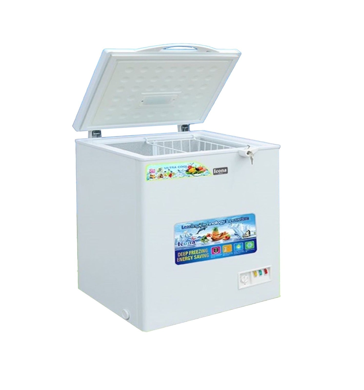 CONGELATEUR ICONA HORIZONTAL SOLAIRE 110L BLANC ILSCF160 CONGELATEUR ICONA HORIZONTAL SOLAIRE 110L BLANC ILSCF160