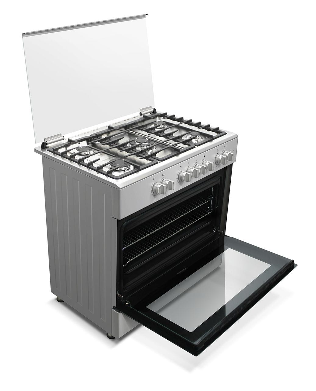 CUISINIERE HAIER 5FEUX 90X60 A GAZ GRIS HCR6050EGS2 CUISINIERE HAIER 5FEUX 90X60 A GAZ GRIS HCR6050EGS2