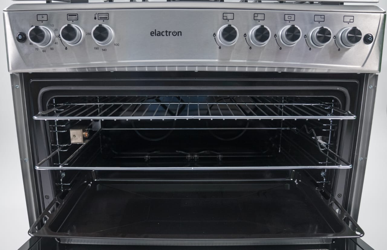 CUISINIERE ELACTRON 5FEUX 90X60 INOX EL6090 CUISINIERE ELACTRON 5FEUX 90X60 INOX EL6090