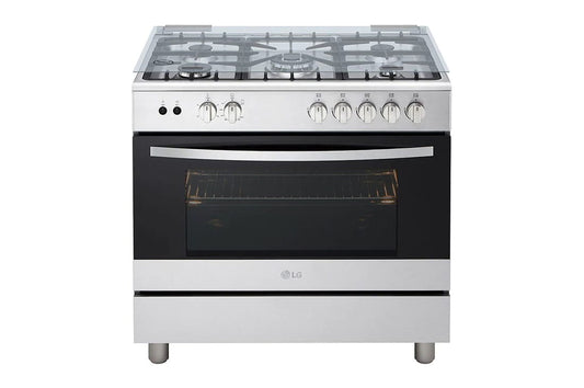 CUISINIERE LG 5FEUX 90X60 GRIS FA415RMA