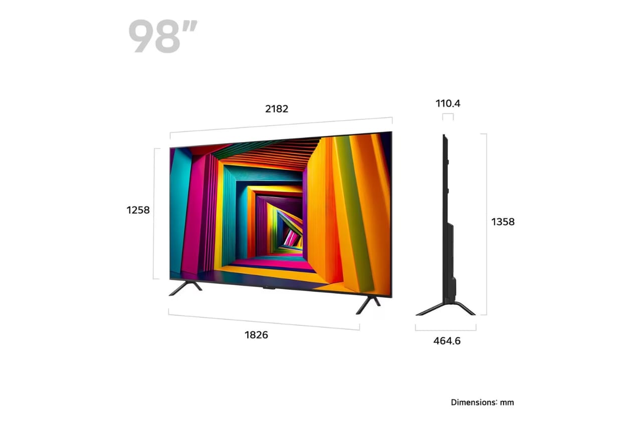 TELEVISEUR LG 98" LED 4K SMART 98UT91006LA TELEVISEUR LG 98" LED 4K SMART 98UT91006LA