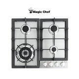 PLAQUE ENCASTRABLE MAGIC CHEF 4FEUX 60X60 A GAZ INOX MCSCTG24S PLAQUE ENCASTRABLE MAGIC CHEF 4FEUX 60X60 A GAZ INOX MCSCTG24S