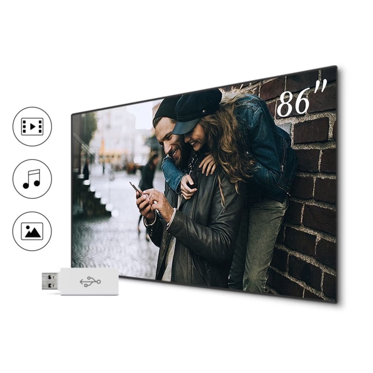 TELEVISEUR SMART TECHNOLOGY 86" SMART ANDROID UHD 4K STT8698K TELEVISEUR SMART TECHNOLOGY 86" SMART ANDROID UHD 4K STT8698K