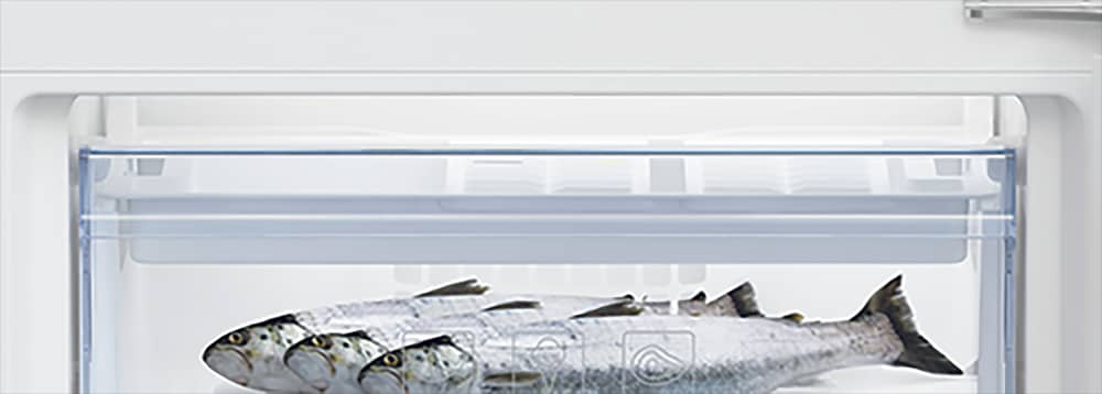 Réfrigérateur BEKO encastrable combine 3tiroirs 285litres blanc BCSA285K4SN Réfrigérateur BEKO encastrable combine 3tiroirs 285litres blanc BCSA285K4SN