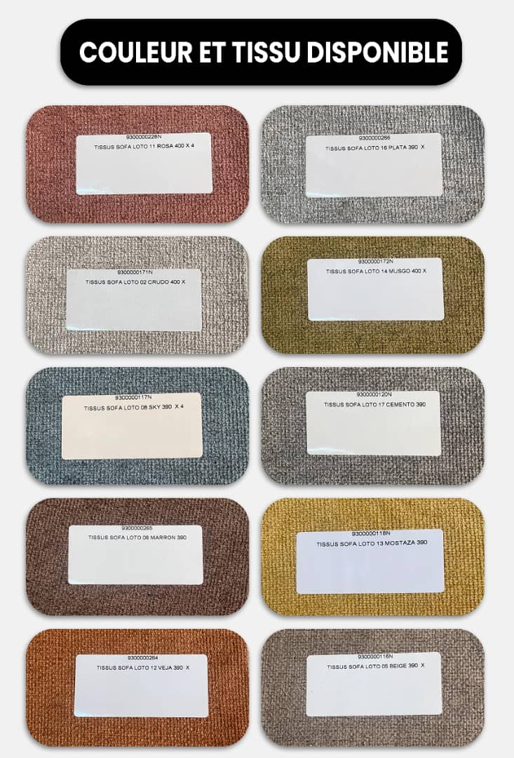 SALON CANAPE 6PLACES COULEUR AU CHOIX RELAX SALON CANAPE 6PLACES COULEUR AU CHOIX RELAX
