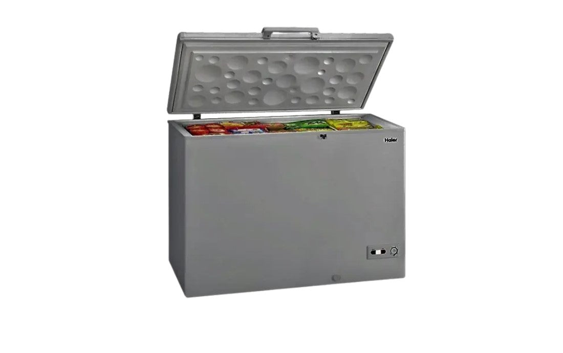CONGELATEUR HAIER HORIZONTAL 300LITRES GRIS HCF288SS CONGELATEUR HAIER HORIZONTAL 300LITRES GRIS HCF288SS