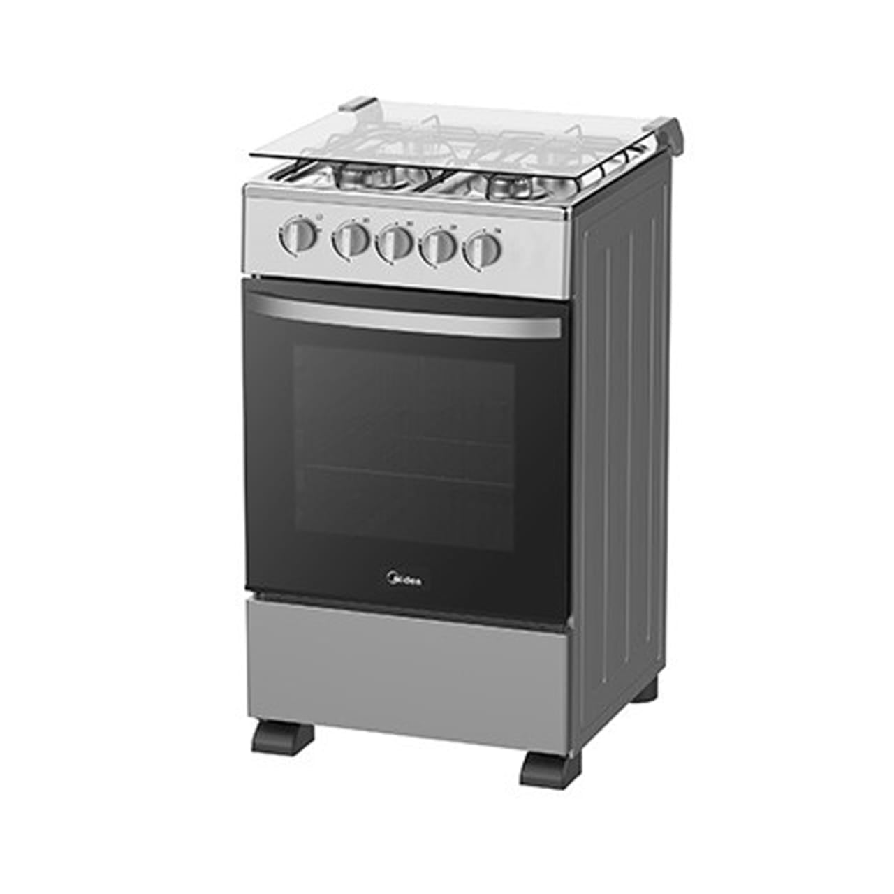 CUISINIERE MIDEA 4FEUX 50X55 GRIS 4G082S CUISINIERE MIDEA 4FEUX 50X55 GRIS 4G082S